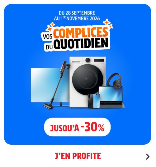 Vos complices du quotidien — jusqu'à -30%